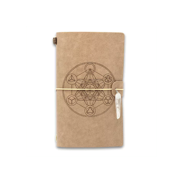 Esoteric crystal Journal Metraton 20x10cm