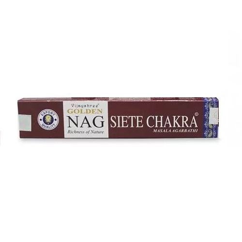 Golden Nag 7 Chakra Incense 15 grams