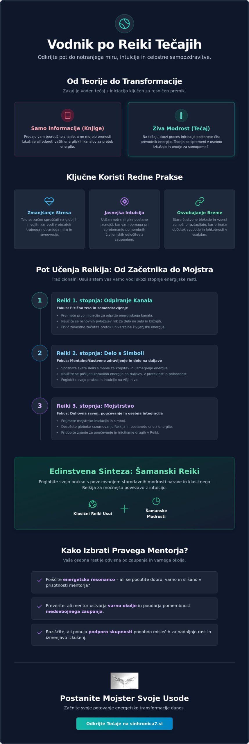 Reiki tečaj: Celovit vodnik za vstop v svet energetske transformacije (2026)