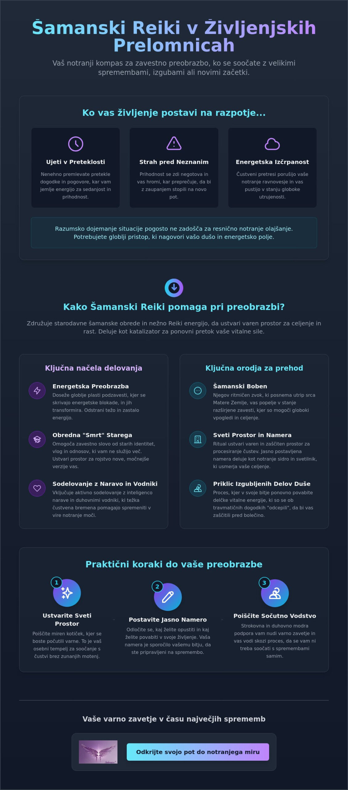 Šamanski obredi za prehod: Kako šamanski reiki pomaga v življenjskih prelomnicah