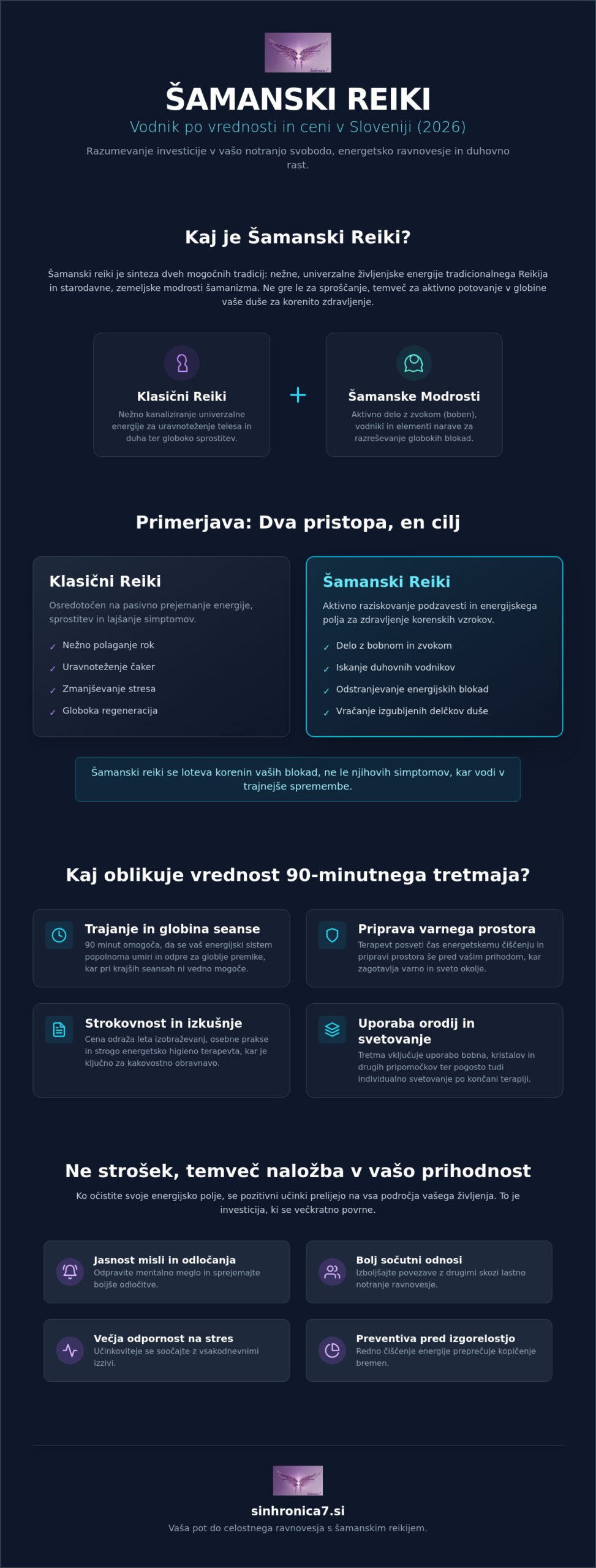 Šamanski reiki cena: Vodnik po investiciji v vašo dušno preobrazbo (2026)