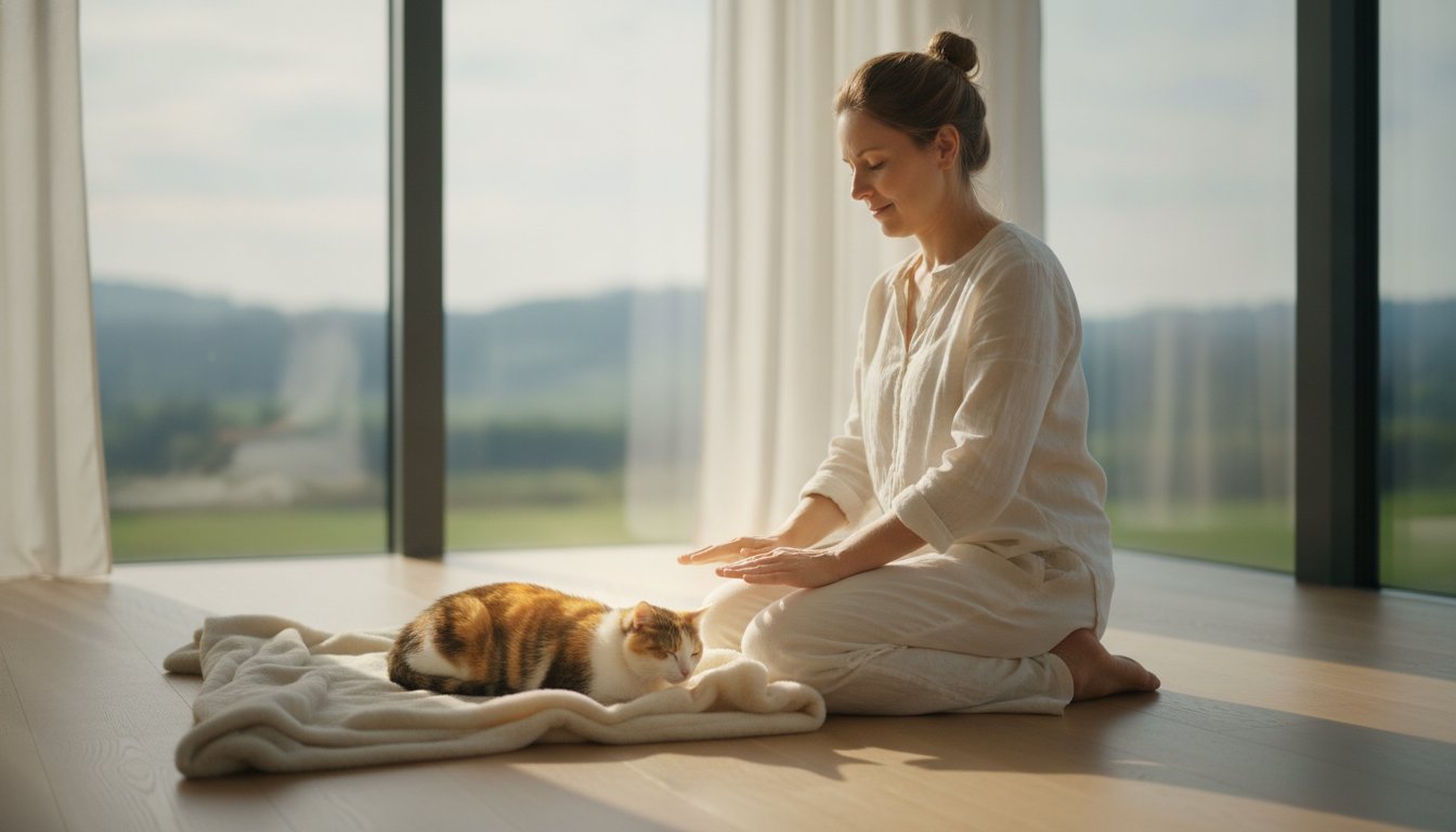 Reiki za mačke: Celosten vodnik za energijsko podporo in mir vaše ljubljenke (2026)