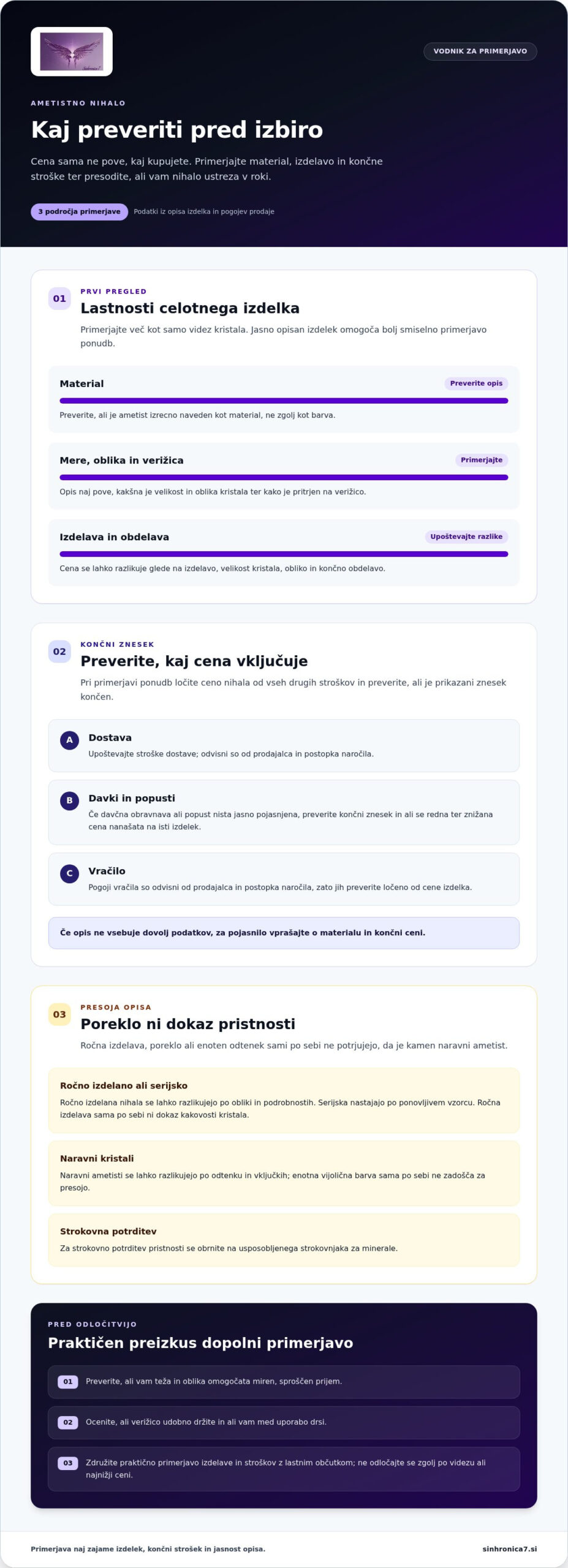 Kristalno nihalo za energijsko delo po vaši intuiciji