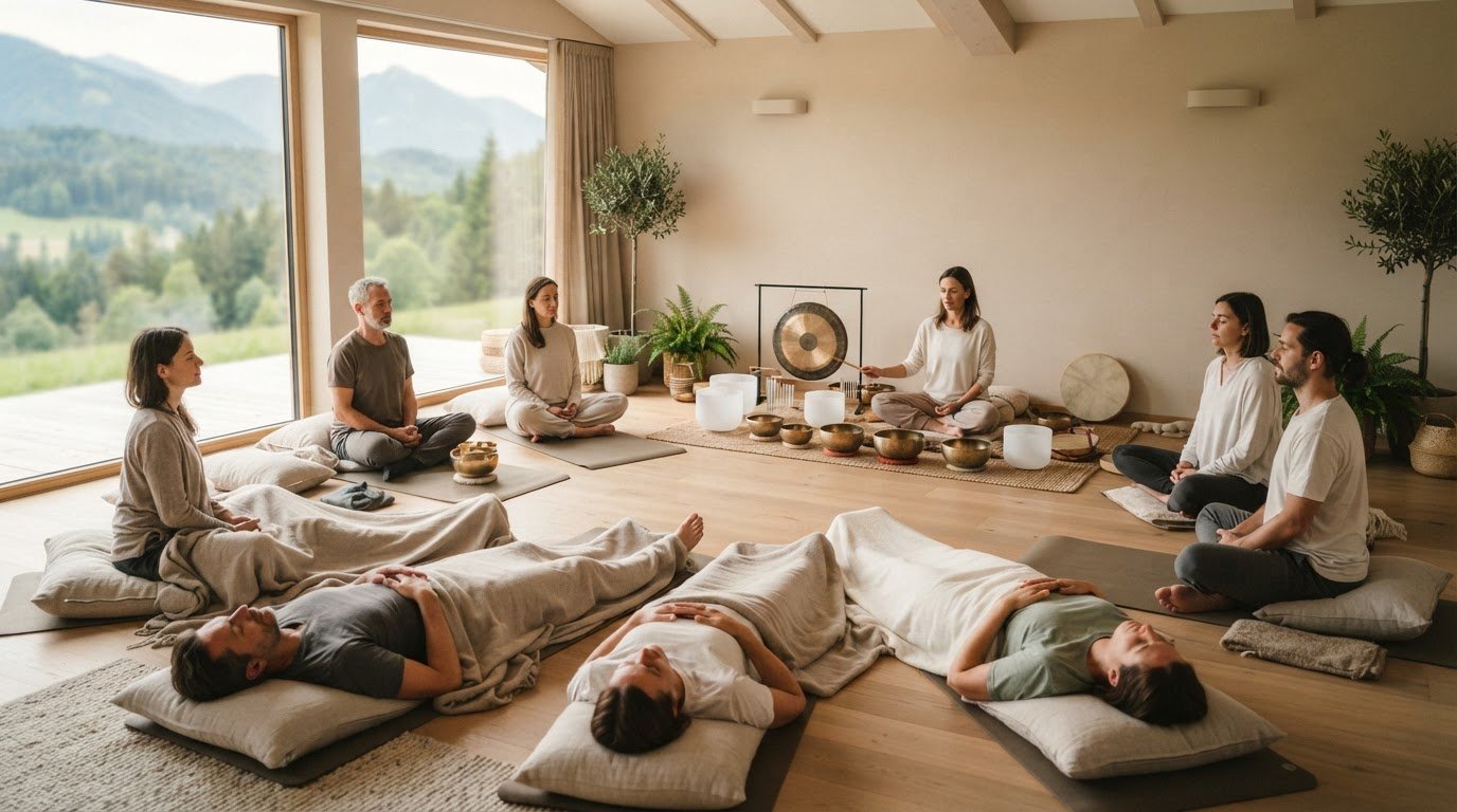 Skupinska zvočna meditacija: kako poteka in komu je namenjena?